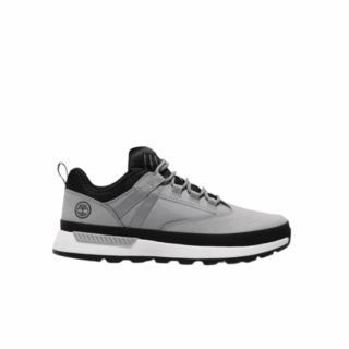 EURO TREKKER LOW LACE UP SNEAKER LIGHT GREY NUBUCK